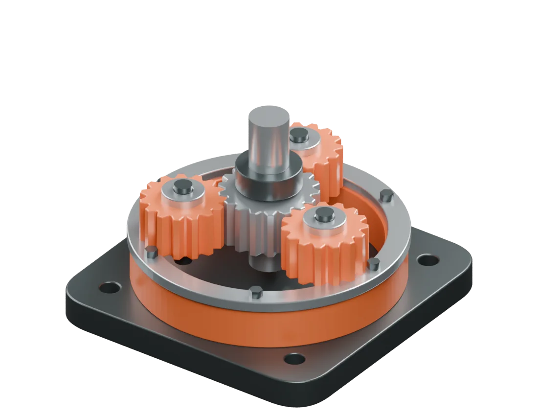 Mechanical collection featuring planetary gearbox